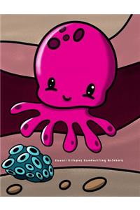 Kawaii Octopus Handwriting Notebook