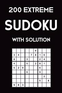 200 extreme Sudoku with solution