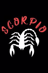 Skorpion Notizbuch