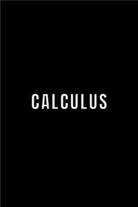 Calculus