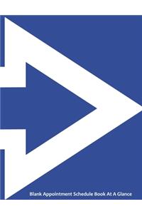 Blank Appointment Schedule Book At A Glance