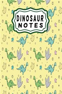 Dinosaur notes: Dinosaur notebook for boys and girls