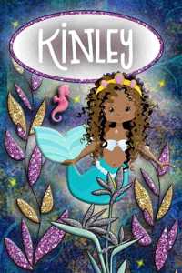 Mermaid Dreams Kinley: Wide Ruled - Composition Book - Diary - Lined Journal