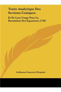 Traite Analytique Des Sections Coniques