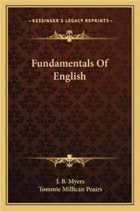 Fundamentals Of English