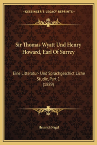 Sir Thomas Wyatt Und Henry Howard, Earl Of Surrey