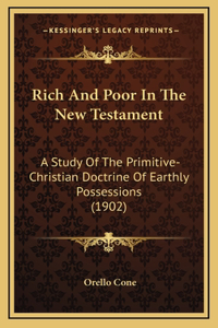 Rich And Poor In The New Testament