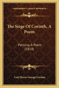 Siege Of Corinth, A Poem