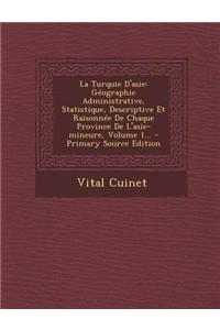 La Turquie D'Asie