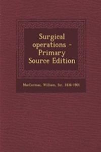 Surgical Operations