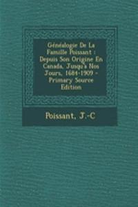 Généalogie De La Famille Poissant
