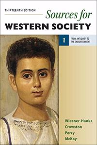 Sources for Western Society, Volume 1