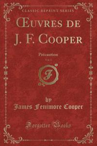 Oeuvres de J. F. Cooper, Vol. 1
