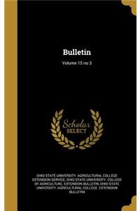 Bulletin; Volume 15 No 3