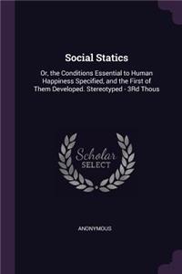 Social Statics