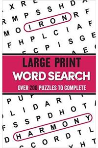 Large Print Word Search
