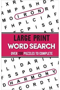 Large Print Word Search