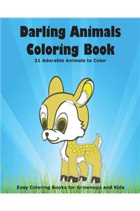 Darling Animals Coloring Book
