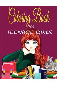 Coloring Book for Teenage Girls