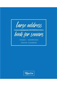 Large Address Book For Seniors