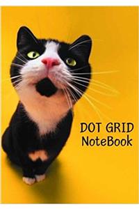 Dot Grid Notebook: Bugging Cat