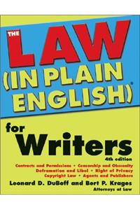 Law (in Plain English)(R) for Writers