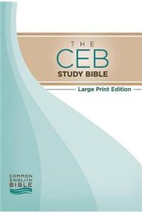 CEB Study Bible Large Print, The