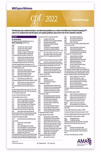 CPT Express Reference Coding Card 2022: Ophthalmology