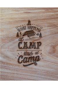 What Happens At Camp Stays At Camp
