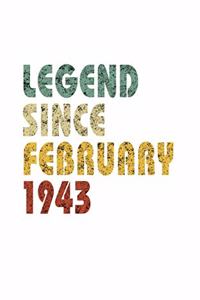Legend Since February 1943