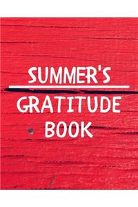 Summer's Gratitude Journal