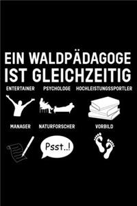 Ein Waldpadägoge Ist Gleichzeitig Entertainer Psychologe Hochleistungssportler Manager Naturforscher Vorbild