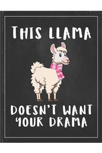 This Llama Doesn't Want Your Drama