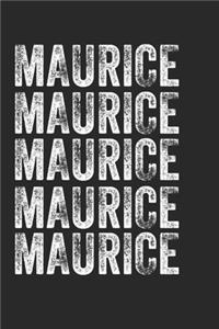 Name MAURICE Journal Customized Gift For MAURICE A beautiful personalized
