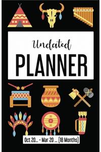 Undated Planner Oct 20... - Mar 20... (18 Months)
