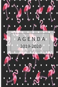 agenda: lindo planificador 2019-2020 del 1 de julio del 2019 al 31 de diciembre del 2020 diario semanal mensual