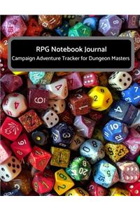 RPG Notebook Journal - Campaign Tracker for Dungeon Masters