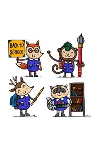Back to School Cute Animals