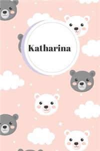 Katharina: Ruled Travel Diary Notebook or Journey Journal - Lined Trip Pocketbook for Men and Women with Lines