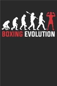 Boxing Evolution: Notebook / Diary / Organizer / 120 lined pages / 6x9 inch