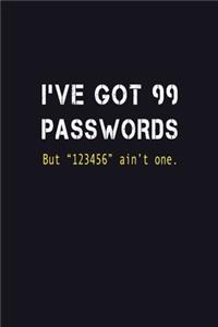 I've Got 99 Passwords But 123456 Ain't One