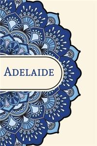 Mandala Notebook with Personalized Monogram Adelaide