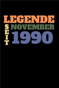 Legende seit November 1990