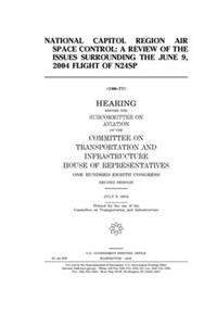 National Capitol Region air space control