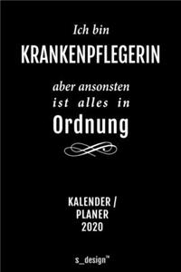 Kalender 2020 für Krankenpfleger / Krankenpflegerin