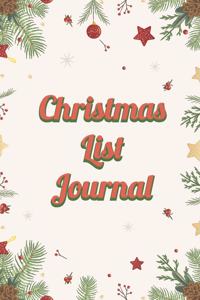 Christmas List Journal