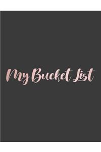 My Bucket List