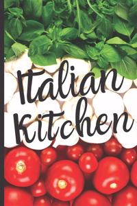 Blank Italian Recipe Book Journal - Italian Kitchen