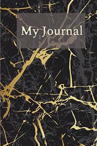 My journalDotted Notebook Special Cover Design Dotted Bullet Journal 6x9 110 pages Grid Paper Notebook
