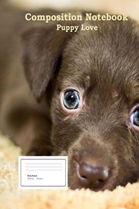 Composition Notebook Puppy Love WR